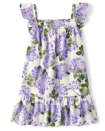 Cache-maillot à volants fleuri Fille - Splish-Splash