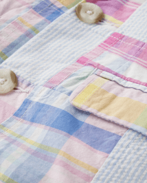 Boys Plaid Madras Poplin Blazer - Spring Celebrations