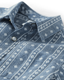 Boys Chambray Button Up Shirt - Prairie Fields