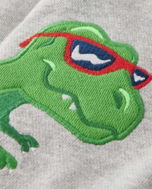Gymboree Gymboree Boys Embroidered Dino Fleece Jogger Pants - Dino