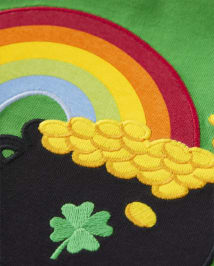 Boys Embroidered Rainbow Top - Little Leprechaun