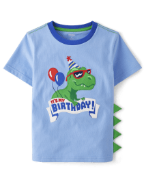 Haut brodé dinosaure pour garçon - Birthday Boutique