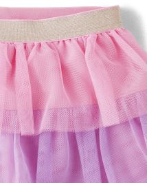 Girls Colorblock Tiered Tutu Skirt - Birthday Boutique
