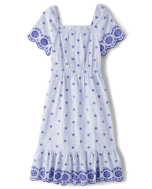 Womens Mommy And Me Eyelet Tiered Dress - Bon Voyage