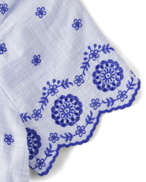 Womens Mommy And Me Eyelet Tiered Dress - Bon Voyage