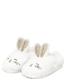 Youth bunny slippers 2025