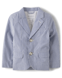 Boys Long Sleeve Seersucker Blazer All Dressed Up Gymboree CA