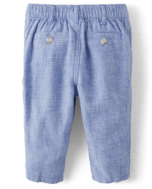 Baby Boys Dad And Me Linen-Blend 2-Piece Outfit Set