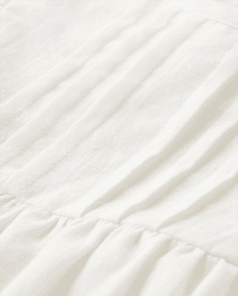 Girls Eyelet Linen-Blend Top