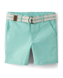Boys Belted Chino Shorts - Spring Favorites