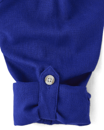 Kids Dad And Me Linen-Blend Button Up Shirt