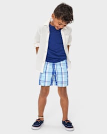 Kids Dad And Me Linen-Blend Button Up Shirt