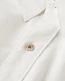 Mens Dad And Me Linen-Blend Button Up Shirt