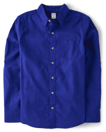 Mens Dad And Me Linen-Blend Button Up Shirt