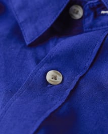 Mens Dad And Me Linen-Blend Button Up Shirt