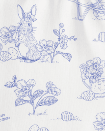 Girls Bunny Leggings - Blue Belle