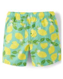 Short à enfiler citron pour garçon - Little Essentials
