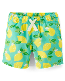 Short à enfiler citron pour garçon - Little Essentials