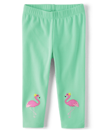 Girls flamingo leggings hot sale