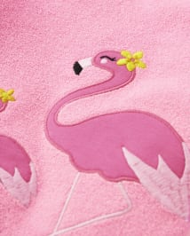 Cache-maillot flamant rose pour filles - Splish-Splash