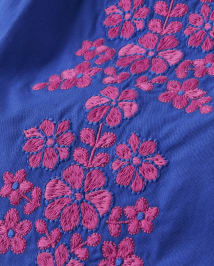 Girls Embroidered Floral Ruffle Dress - Little Essentials