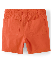 OCHENTA Boy's Quick Dry Cargo Shorts Elastic Waist Kids Outdoor