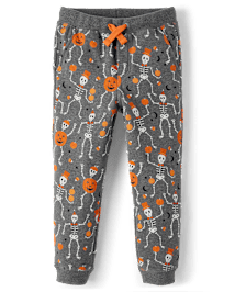 Pantalon de jogging molletonné Skeleton pour garçon - Halloween