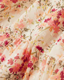 Robes à volants smockés fleuris Fille - Country breloque