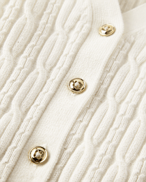 Cardigans fille tricot câblé - Little Essentials
