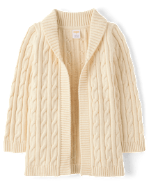 Girls cable cardigan store
