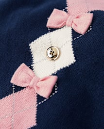 Fille Argyle Robe chandail - Classroom Cutie