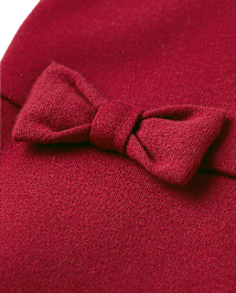 Girls Bow Ponte Dress - All Dressed Up