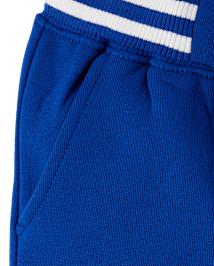 Pantalon de jogging molleton rayé Poignets Garçon - Little Essentials