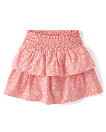Jupe-short Fille Floral Tiered - Country breloque