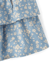 Girls Floral Tiered Skort - Country Charm