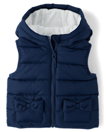 Girls puffer vest cheap