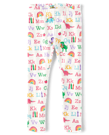 Girls Alphabet Dino Leggings - Classroom Cutie