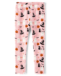 Girls Halloween Leggings - Halloween