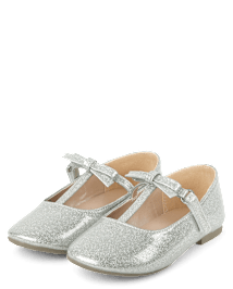 Fille Scintillant Courroie en T Ballerines - All Dressed Up