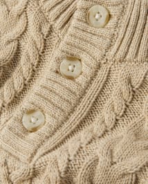 Col roulé garçon tricot câblé Chandails - Little Essentials