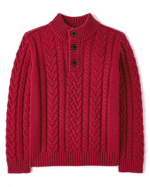 Boys Long Sleeve Cable Knit Turtleneck Sweater All Dressed Up SALSA Gymboree CA