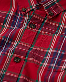 Boys Matching Family Plaid Poplin Button Up Shirt - All Dressed Up