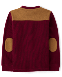Boys Colorblock Thermal Henley Top - Little Essentials