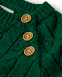Baby Boys Cable Knit Sweater Romper - Homegrown by Gymboree