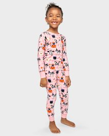 Pyjama Halloween Henley Snug Fit en coton Fille - Gymmies
