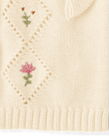 Girls floral cardigan best sale