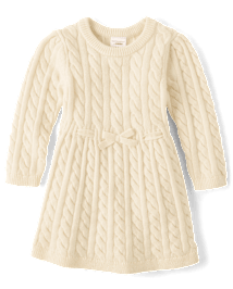 Baby Girls Cable Knit Sweater Dress - Homegrown by Gymboree