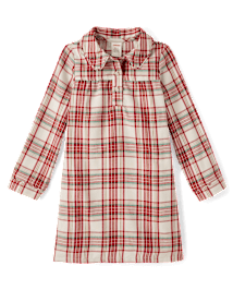 Girls Matching Family Plaid Flannel Nightgown - Gymmies