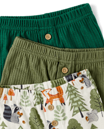 Lot de 3 pantalons pour bébé garçon à imprimé animal - Homegrown by Gymboree