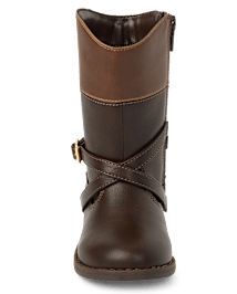 Girls Buckle Tall Boots - Little Essentials